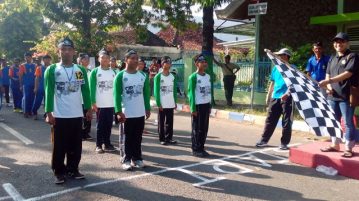 Lomba Gerak Jalan Cepat 8 Km, IPNU Rembang Kenalkan CBP