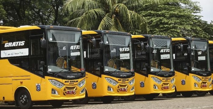 Bus Sekolah Jadi Penyelamat Peserta Kongres IPNU IPPNU di Jakarta